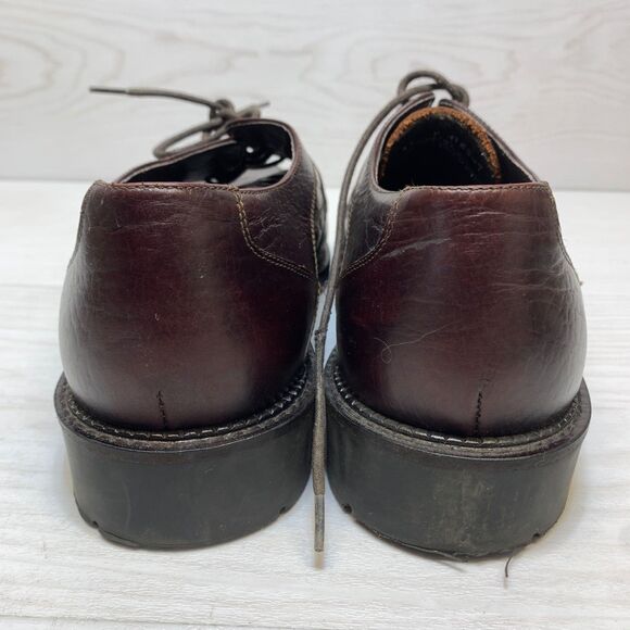 H.S.‎ Trask Brown Pebbled Leather Oxford Men\'s Sz 11M Lace Up Comfort Shoes main image 8